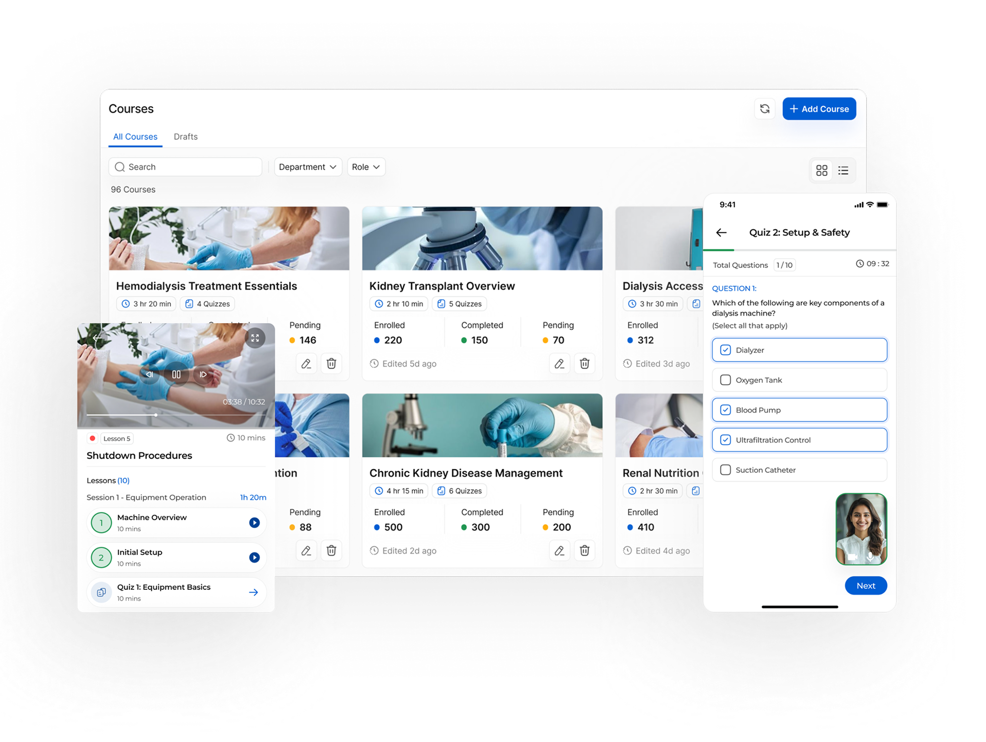 SurgyLearn interface