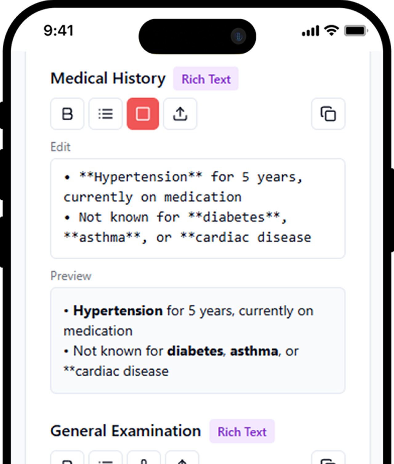 SurgyScribe mobile app
